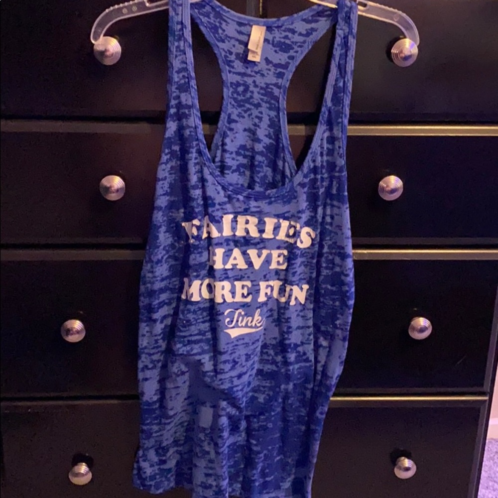 Fairies have more fun razor tank top